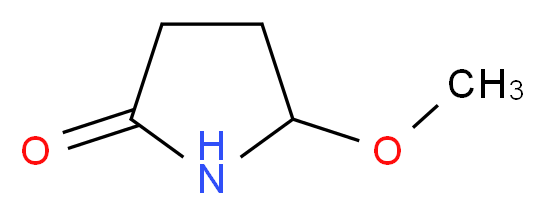 5-methoxypyrrolidin-2-one_分子结构_CAS_63853-74-7