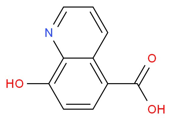 5-Carboxy-8-hydroxyquinoline_分子结构_CAS_5852-78-8)