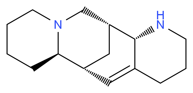 (1R,2S,9R,10R)-3,15-diazatetracyclo[7.7.1.0<sup>2</sup>,<sup>7</sup>.0<sup>1</sup><sup>0</sup>,<sup>1</sup><sup>5</sup>]heptadec-7-ene_分子结构_CAS_56293-29-9