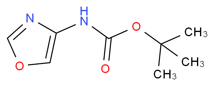 tert-butyl N-(1,3-oxazol-4-yl)carbamate_分子结构_CAS_)