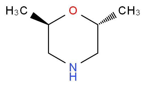 trans-2,6-Dimethylmorpholine_分子结构_CAS_6485-45-6)