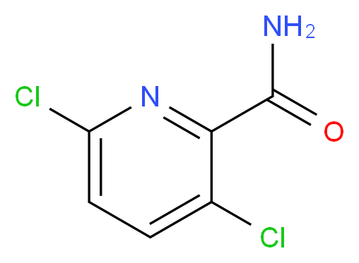 3,6-Dichloropyridine-2-carboxamide_分子结构_CAS_1532-25-8)