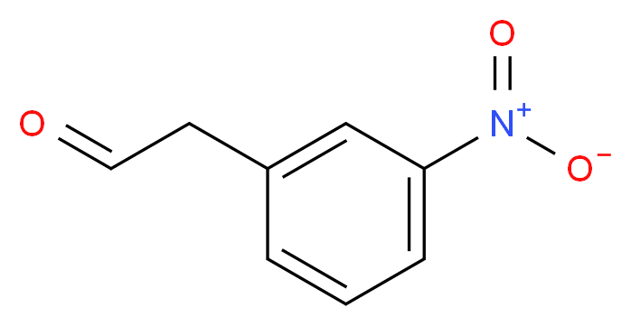 2-(3-nitrophenyl)acetaldehyde_分子结构_CAS_66146-33-6