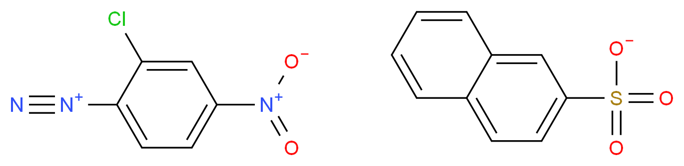 2-CHLORO-4-NITROBENZENE DIAZONIUM NAPHTHALENE-2-SULFONATE_分子结构_CAS_6035-19-4)