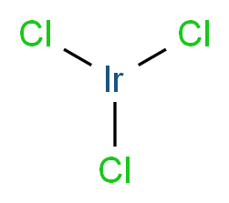 trichloroiridium_分子结构_CAS_10025-83-9