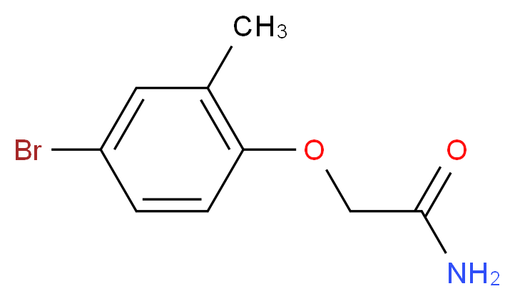 2-(4-bromo-2-methylphenoxy)acetamide_分子结构_CAS_35368-76-4)