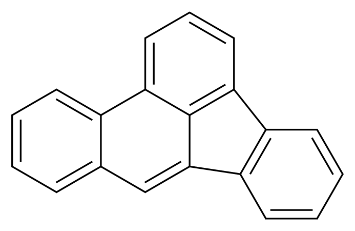 Benzo(b)fluoranthene_分子结构_CAS_205-99-2)