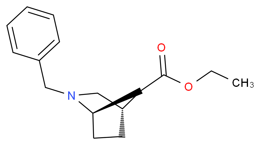 ethyl (1R,4S)-2-benzyl-2-azabicyclo[2.2.1]heptane-7-carboxylate_分子结构_CAS_745836-32-2