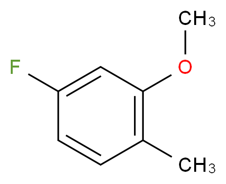 5-Fluoro-2-methylanisole_分子结构_CAS_95729-22-9)