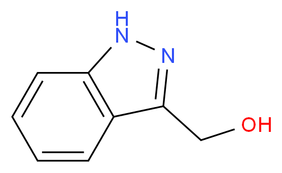 (1H-Indazol-3-yl)methanol_分子结构_CAS_64132-13-4)