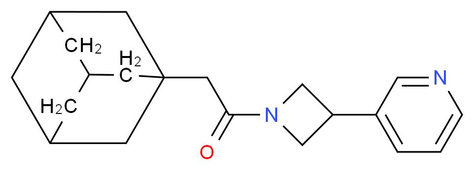 3-[1-(1-adamantylacetyl)-3-azetidinyl]pyridine_分子结构_CAS_)