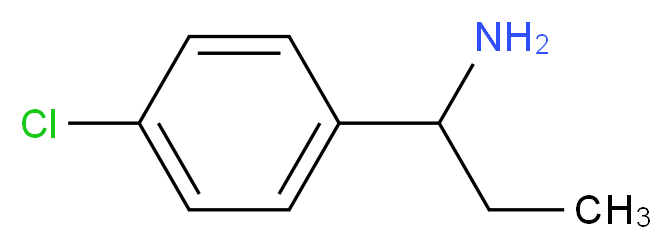 1-(4-chlorophenyl)propan-1-amine_分子结构_CAS_74788-46-8