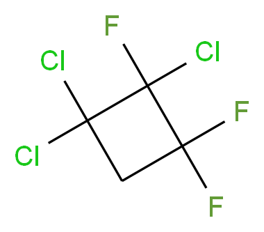 1,1,2-trichloro-2,3,3-trifluorocyclobutane_分子结构_CAS_697-17-6