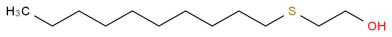 2-(decylsulfanyl)ethan-1-ol_分子结构_CAS_41891-88-7