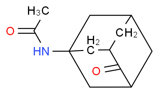 N-(4-Oxo-1-adamantyl)acetamide_分子结构_CAS_16790-59-3)