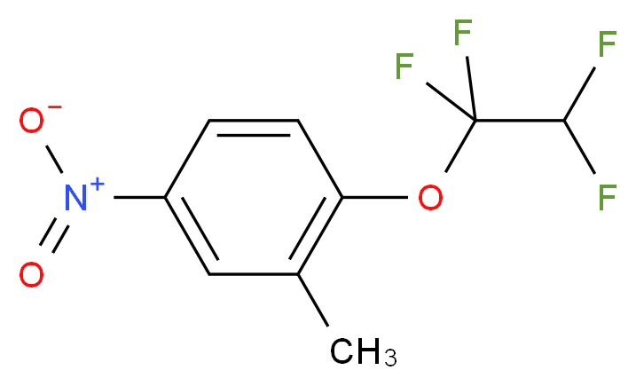 2-(1,1,2,2-Tetrafluoroethoxy)-5-nitrotoluene 95%_分子结构_CAS_28202-30-4)