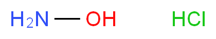 Hydroxylamine hydrochloride 99%_分子结构_CAS_5470-11-1)