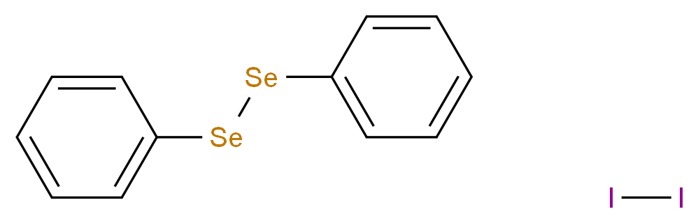 二苯基二硒醚，含碘化合物 (1:1)_分子结构_CAS_59411-08-4)