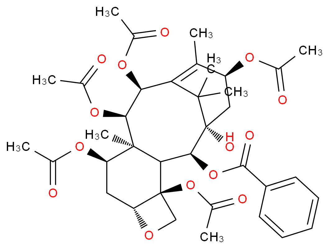 Baccatin VI_分子结构_CAS_57672-79-4)