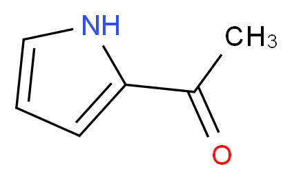 1-(1H-pyrrol-2-yl)ethanone_分子结构_CAS_)