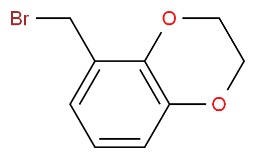 5-(bromomethyl)-2,3-dihydro-1,4-benzodioxine_分子结构_CAS_214894-89-0
