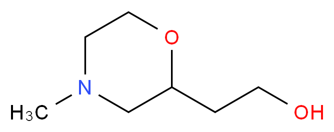 2-(4-methylmorpholin-2-yl)ethan-1-ol_分子结构_CAS_959238-42-7