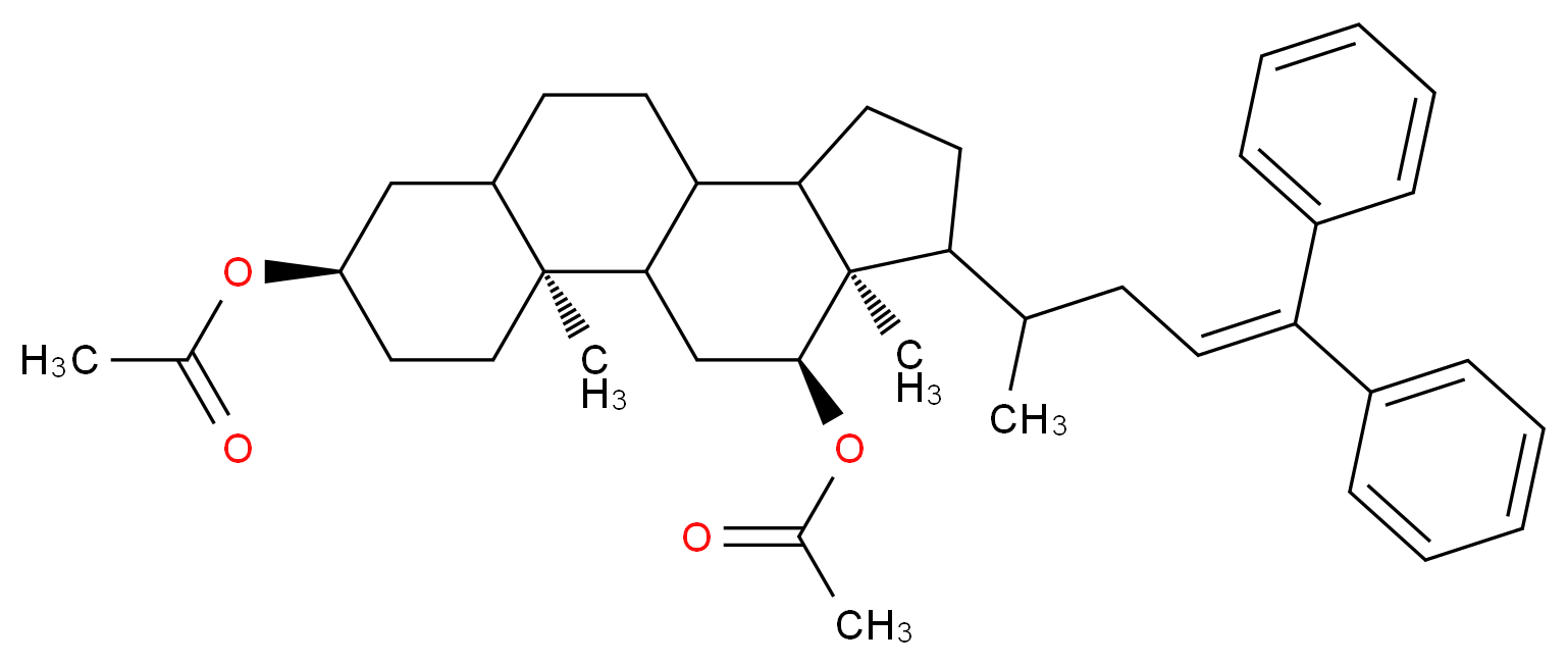 3,12-Diacetoxy-bis-nor-cholanyldiphenylethylene_分子结构_CAS_53608-88-1)