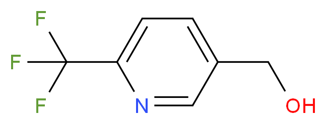 [6-(Trifluoromethyl)-3-pyridinyl]methanol_分子结构_CAS_1736-71-6)