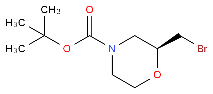 (S)-tert-Butyl 2-(bromomethyl)morpholine-4-carboxylate_分子结构_CAS_919286-71-8)
