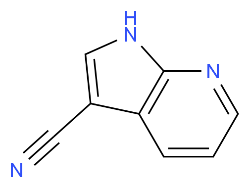 1H-pyrrolo[2,3-b]pyridine-3-carbonitrile_分子结构_CAS_4414-89-5