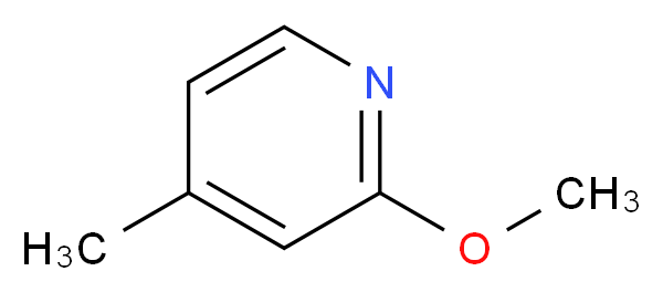 2-甲氧基-4-甲基吡啶_分子结构_CAS_100848-70-2)