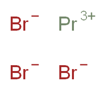 溴化镨(III), 超干_分子结构_CAS_13536-53-3)