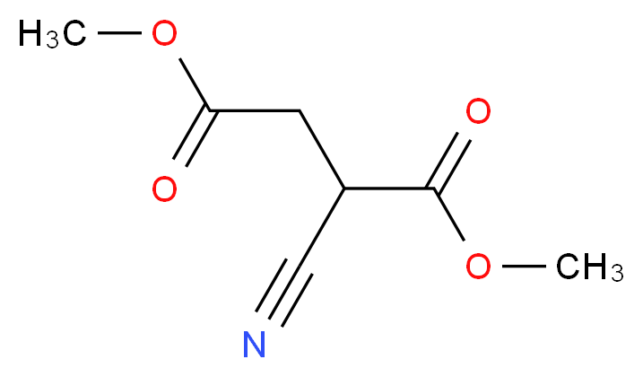 1,4-dimethyl 2-cyanobutanedioate_分子结构_CAS_6283-71-2