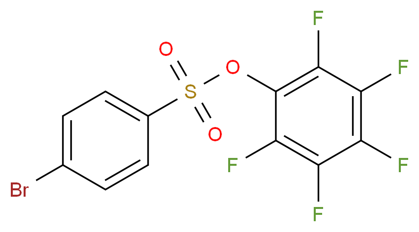 2,3,4,5,6-Pentafluorophenyl 4-bromobenzenesulfonate_分子结构_CAS_)