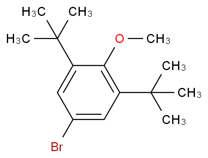 5-Bromo-1,3-di-tert-butyl-2-methoxybenzene_分子结构_CAS_1516-96-7)