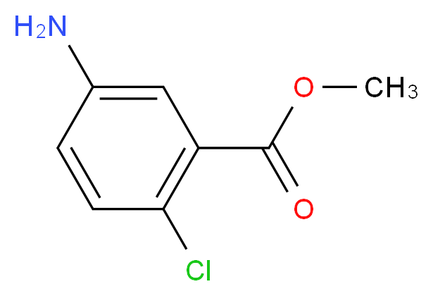 methyl 5-amino-2-chlorobenzoate_分子结构_CAS_42122-75-8