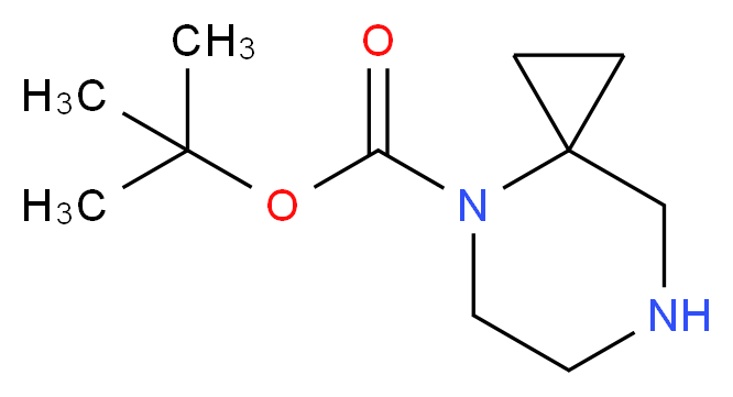 4,7-DIAZA-SPIRO[2.5]OCTANE-4-CARBOXYLIC ACID TERT-BUTYL ESTER_分子结构_CAS_674792-08-6)