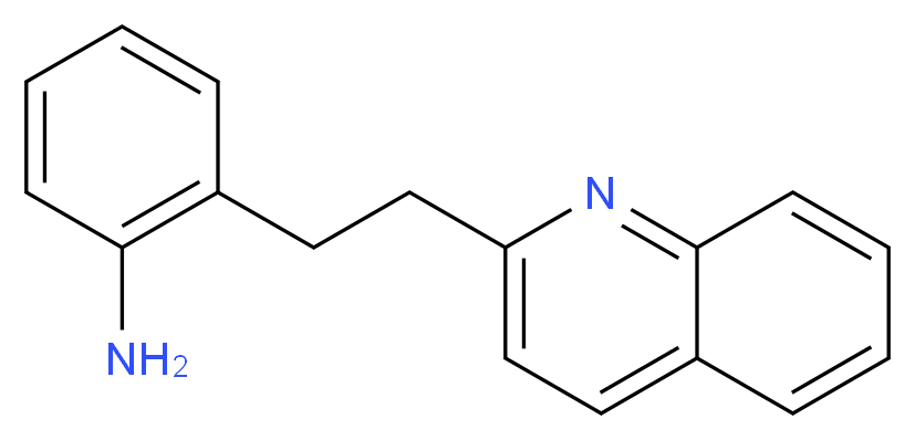 [2-(2-Quinolin-2-ylethyl)phenyl]amine_分子结构_CAS_)