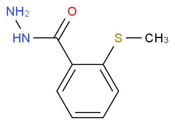 2-(Methylthio)benzoic acid hydrazide_分子结构_CAS_)