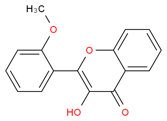 3-hydroxy-2-(2-methoxyphenyl)-4H-chromen-4-one_分子结构_CAS_29219-03-2