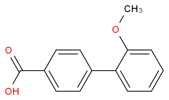 2'-methoxybiphenyl-4-carboxylic acid_分子结构_CAS_5728-32-5)