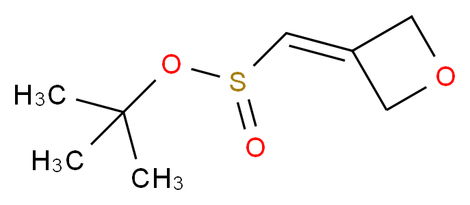 2-Propanesulfinamide, 2-methyl-N-3-oxetanylidene-_分子结构_CAS_1158098-73-7)