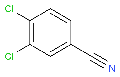 3,4-Dichlorobenzonitrile 97%_分子结构_CAS_6574-99-8)