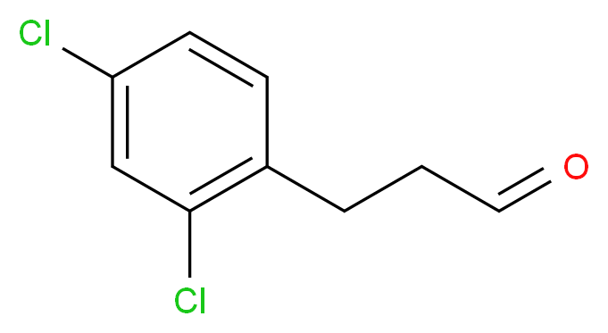 3-(2,4-dichlorophenyl)propanal_分子结构_CAS_98581-93-2