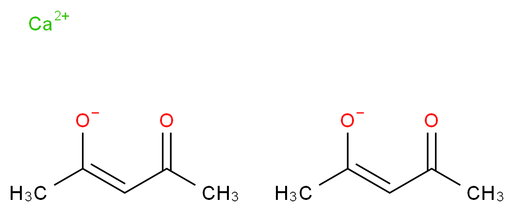 calcium bis((2Z)-4-oxopent-2-en-2-olate)_分子结构_CAS_345909-31-1