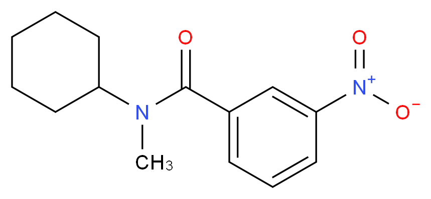 N-Cyclohexyl-N-methyl-3-nitrobenzamide_分子结构_CAS_32019-76-4)