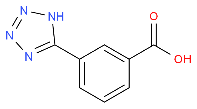 3-(1H-四唑-5-基)苯甲酸_分子结构_CAS_73096-39-6)