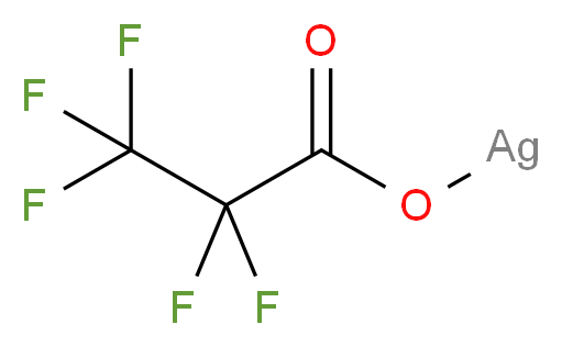 五氟丙酸银_分子结构_CAS_509-09-1)