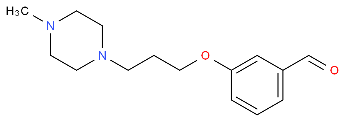3-[3-(4-methyl-1-piperazinyl)propoxy]benzaldehyde_分子结构_CAS_198271-58-8)