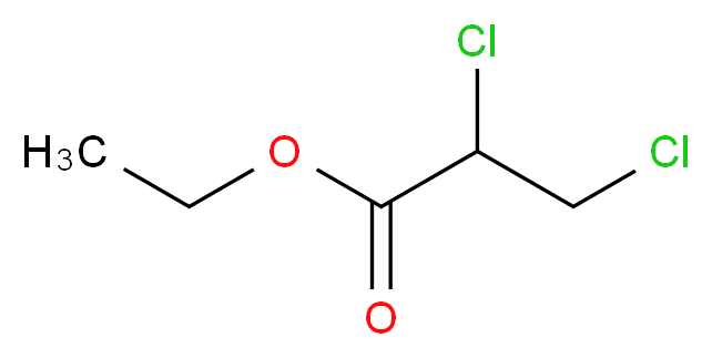 2,3-二氯丙酸乙酯_分子结构_CAS_6628-21-3)